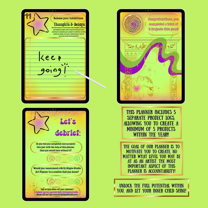A Year in My Mind 2025 Art Planner