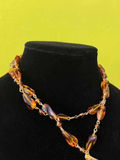 Amazonian Tortoise Shell Necklace
