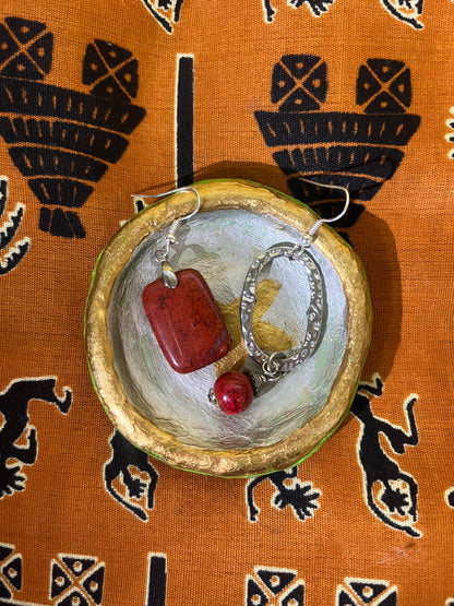 Red Dawn Earring Set