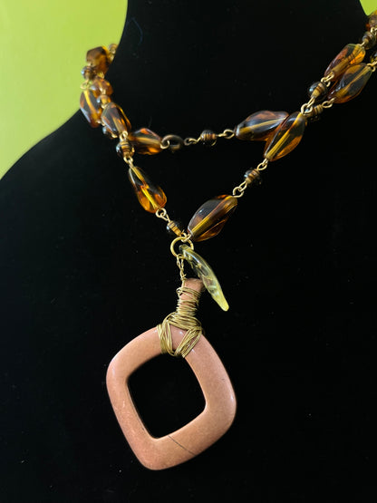 Amazonian Tortoise Shell Necklace