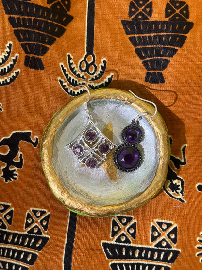 Purple Rain Earring Set