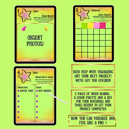A Year in My Mind 2025 Art Planner