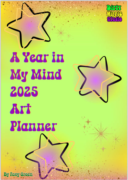 A Year in My Mind 2025 Art Planner