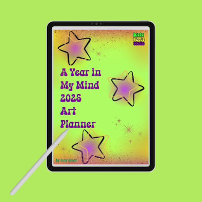 A Year in My Mind 2025 Art Planner
